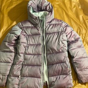 Girls Purple Champion Coat Large 10/12